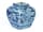Detailabbildung:  Seltenes blau-weißes Porzellangefäß