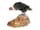 Detailabbildung: Tischskulptur eines Kondors auf Felssockel
