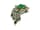 Detail images: Smaragd-Diamantbrosche von Van Cleef & Arpels