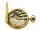 Detailabbildung: Goldene Savonnette-Taschenuhr