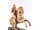 Detailabbildung: Großes Tischdenkmal in Elfenbein und ebonisiertem Holz mit der Reiterstatue Ludwig XIII von Frankreich, 27.09.1601 – 14.05.1643