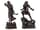 Detail images: Paar japanische Bronzefiguren