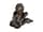 Detailabbildung: Bronzeskulptur eines Affen