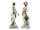 Detailabbildung: Paar große Porzellanfiguren weiblicher mythologischer Gestalten