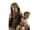 Detailabbildung: Schnitzfigur einer thronenden Madonna mit dem Kind