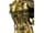 Detail images: Museale, vergoldete Bronzestatuette eines „Hermes Dionysophoros”