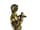 Detail images: Museale, vergoldete Bronzestatuette eines „Hermes Dionysophoros”