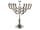 Detailabbildung: Großer silberner Hanukkah-Leuchter