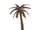 Detailabbildung: Große Stehlampe in Form einer Palme