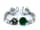 Detailabbildung: Smaragd-Diamantohrhänger