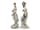 Detailabbildung: Paar große Porzellanfiguren weiblichermythologischer Gestalten