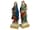 Detail images: Paar Schnitzfiguren: Maria und Johannes als Assistenzfiguren einer Kreuzgruppe aus dem Bildhauerkreis der Familie Schwanthaler