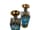 Detail images: Paar große Cloisonné-Vasen