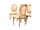Detail images: Satz von fünf Louis XVI-Stühlen