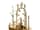 Detail images: Kleiner barocker Schaualtar in Elfenbein mit geschnitztem vergoldeten Sockel