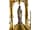 Detail images: Große vergoldete Silbermonstranz im Stil der Gotik mit Figuren im Silberguss