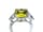 Detailabbildung: Gelber Saphir-Diamantring