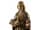 Detailabbildung: Große Schnitzfigur einer weiblichen Heiligen