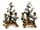 Detailabbildung: Paar Rokoko-Tischkerzenleuchter mit Meissen-Figürchen