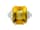 Detailabbildung: Gelber Saphir-Diamantring