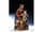 Detailabbildung: Gotische Schnitzfigur einer thronenden Madonna mit dem Jesuskind