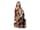 Detailabbildung: Gotische Schnitzfigur einer thronenden Madonna mit dem Jesuskind