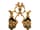 Detailabbildung: Paar prächtige Kamin-Ziervasen in vergoldeter und brünierter Bronze