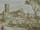 Detailabbildung: Italienische Sepia-Tuschzeichnung: San Miniato al Monte