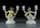 Detailabbildung: Paar figürliche Meissener Kerzenhalter