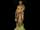 Detailabbildung: Park- oder Loggia-Figur mit Darstellung einer Frau in historistischer Kleidung, einen antiken Wasserkrug tragend. 