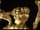 Detailabbildung: Paar große Kamingirandolen in Marmor und feuervergoldeter Bronze