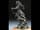 Detail images: Kleine Bronzefigur einer Diana mit springendem Reh