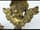 Detailabbildung: Paar Bronze gegossene, feuervergoldete geflügelte Engelsköpfe