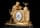 Detailabbildung: Französische Kaminuhr um 1800 mit figürlicher Darstellung