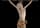 Detailabbildung: Barockes Holzkreuz mit geschnitztem Corpus Christi und der büßenden Maria Magdalena, 18. Jahr?hundert