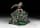 Detailabbildung: Miniaturdenkmal in Malachit und Silber mit dem Wappen der Fürsten Wrede