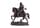 Detailabbildung: Große Bronzefigur eines orientalischen Reiters