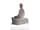 Detailabbildung: Sitzende Buddhafigur in Stein