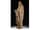 Detailabbildung: Schnitzfigur einer weiblichen Heiligen mit Buch