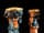 Detailabbildung: Paar Podeste in Gestalt von Last tragenden Mohren
