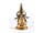 Detailabbildung: Feuervergoldete Bronzefigur eines Avalokiteshvara