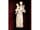 Detailabbildung: Elfenbeinfigur des Heiligen Franziskus mit dem Jesuskind