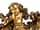 Detailabbildung: Paar Louis XV-Dekorationen mit vollplastisch geschnitzten Putten