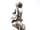 Detailabbildung: Kleiner Tafelaufsatz mit Meerjungfrau und Ball spielenden Putti