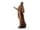 Detailabbildung: Große Schnitzfigur einer jugendlichen Engelsgestalt in Diakon-Gewandung