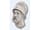 Detailabbildung: Bärtiger Männerkopf mit antikem Helm