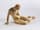 Detailabbildung: In Elfenbein geschnitzter weiblicher Akt