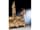 Detailabbildung: Großer, imposanter Tafelaufsatz in Elfenbein in Form einer Barke mit zahlreichen plastischen Figuren