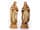 Detailabbildung: Paar Elfenbeinschnitzfiguren „Jesus und Maria 