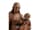 Detail images: Schnitzfigur einer Madonna mit Kind